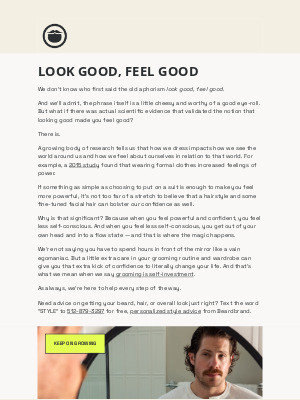 Beardbrand - Look good, feel good