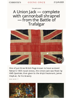 Christie's - Going Once No. 440 | A Union Jack from the Battle of Trafalgar