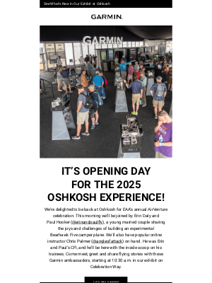Garmin - AirVenture Day 1: Meet Erin, Paul and Chris
