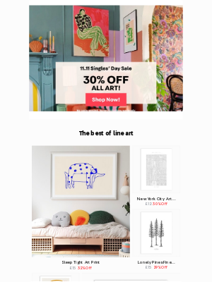 Fy - Get 30% off all ready-to-hang wall art