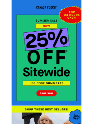 Canada Pooch - UPDATE: 25% OFF Awaits!