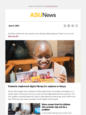 Arizona State University - Building a digital library for orphans in Kenya