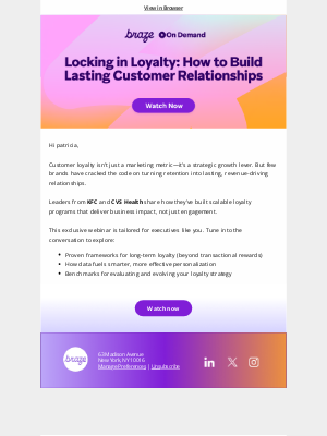 Braze - Locking in Loyalty: Strategies from the C-Suite