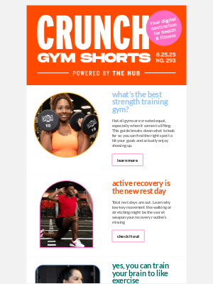 Crunch Fitness - Active Recovery: The New Rest Day 🚶‍♂️