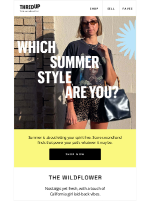 thredUP - Which is your summer style profile? ☀️