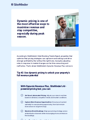 SiteMinder - Increase Your Revenue with Smarter Pricing