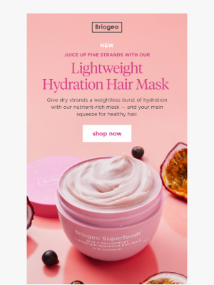 Briogeo Hair Care - Quench your hair’s thirst with our NEW mask🩷