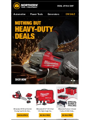 Northern Tool + Equipment - Save Up To $150 | Shop Milwaukee Sale