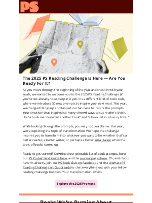 POPSUGAR - Reset Your 2025 Goals With PS's Reading Challenge