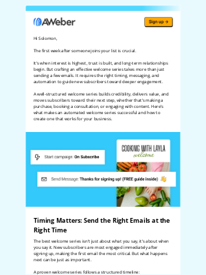 AWeber - 💌 Keys to High-Performing Welcome Sequences