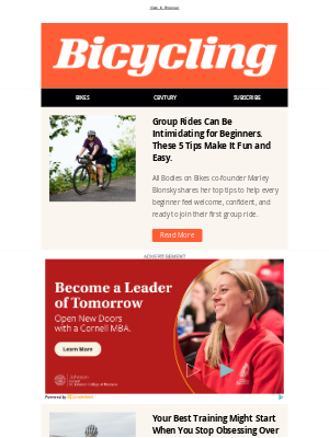 Hearst - Group Rides Can Be Intimidating for Beginners. These 5 Tips Make It Fun and Easy.