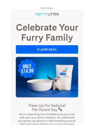 PrettyLitter - National Pet Parents Day is a whisker away