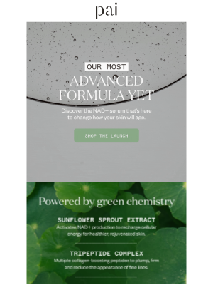 Pai Skincare - Meet our most advanced formula yet