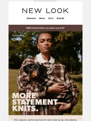 New Look (United Kingdom) - New knits that do the talking