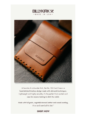 Billykirk, Inc. - The No.155 Card Case