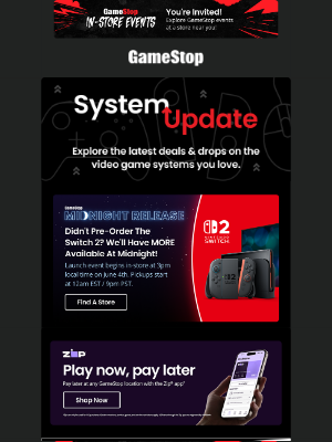 GameStop - 👀 It’s going down June 5th at 12am EST / 9pm PST at GameStop!