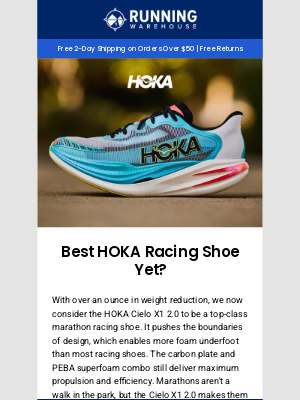 Running Warehouse - Best HOKA Racing Shoe Yet?