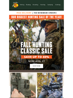 Bass Pro Shops - Don't Miss The Biggest Hunting Sale Of The Year!