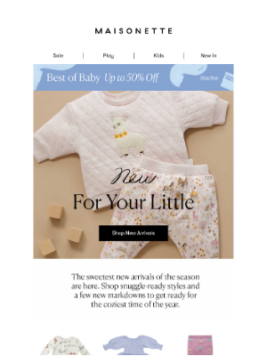 Maisonette - The Sweetest New Baby Styles 💛
