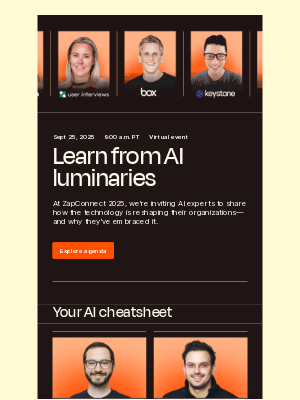 Zapier - ZapConnect 2025: Your cheat sheet for scaling AI