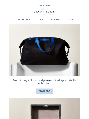 Smythson - Travel smart, pack in style