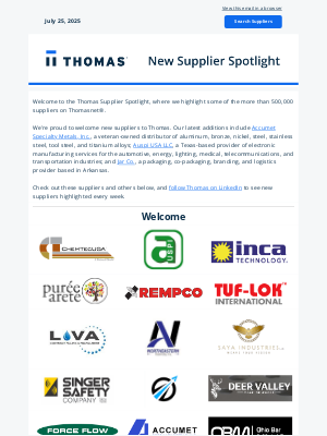 Xometry - Introducing New Thomas Suppliers