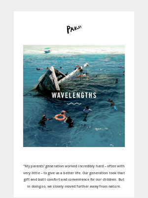 Parley - Honoring a true ocean legend 🏝️