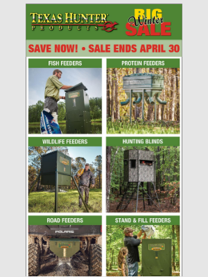 Texas Hunter Products - Save Now