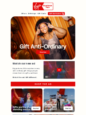 Virgin Experience Days (United Kingdom) - Jennifer, Gift Anti-Ordinary.