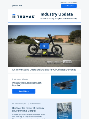 Thomas - On Powersports Offers Enduro Bike for All Off-Road Demands