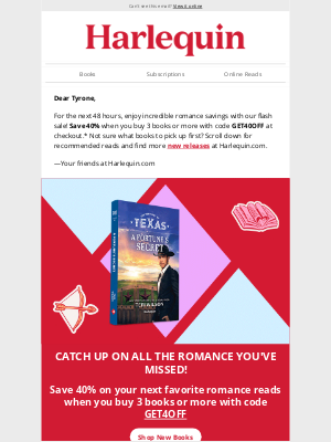 Harlequin - ⚡ 48 Hours Only: 40% Off Flash Sale ⚡