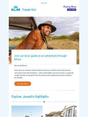 KLM - Let's discover Africa!