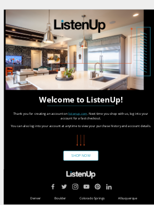 ListenUp - Customer account confirmation