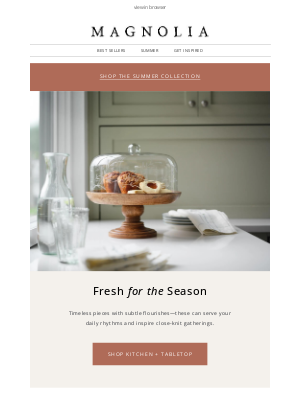 Magnolia Market - Summer staples for the kitchen
