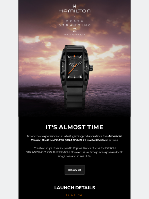 Hamilton Watch - Hamilton x DEATH STRANDING 2 Launches Tomorrow