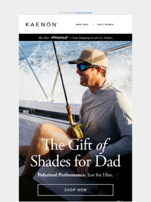 Kaenon - Celebrate Dad With New Shades