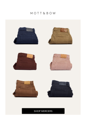 Mott & Bow - Colored denim