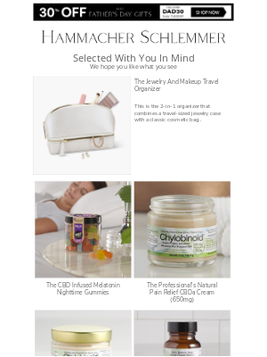 Hammacher Schlemmer - Selected Just For You:  The Jewelry And Makeup Travel Organizer & More