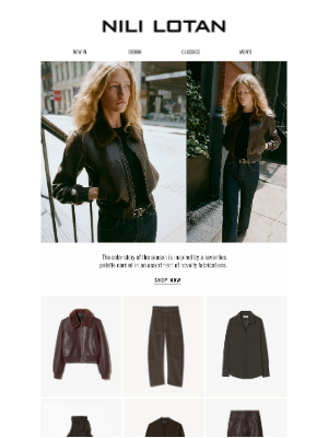 Nili Lotan New York - Introducing the Color Palette of Fall