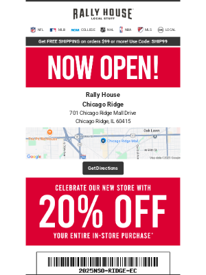 Rally House - 🚨 NOW OPEN: Rally House Chicago Ridge 📢 | Your New HQ for Sports Gear 😎