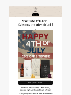 House Of Wise - This 4th of July, Reclaim Your Routine – 25% Off