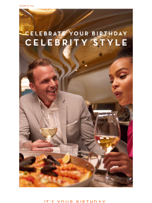 Celebrity Cruises - Valerie, your birthday just got even happier