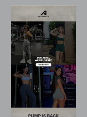 Alphalete Athletics - 👀 Drop 4 Loading...