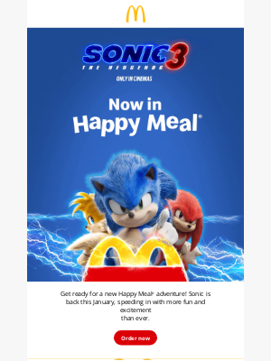 McDonald's (United Kingdom) - Sonic is back in Happy Meal® 💙​