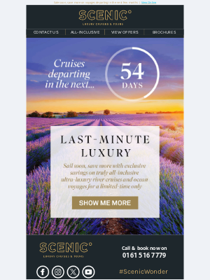 Scenic (United Kingdom) - Grab a last-minute cruise deal before it's too late