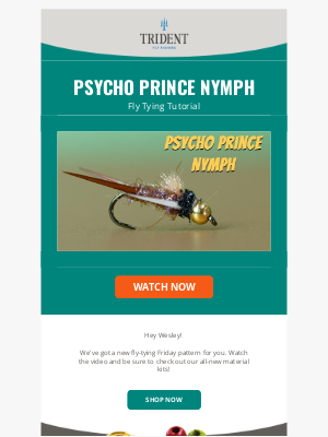 tridentflyfishing.com - How to Tie the Psycho Prince Nymph