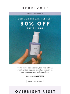 Herbivore Botanicals - Unwind with 30% off 🌙