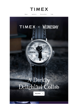 Timex - Timex x Wednesday: A Darkly Delightful Collab