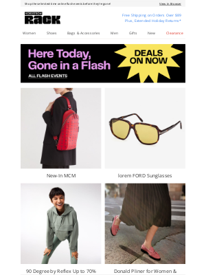 Nordstrom Rack - New-In MCM | lorem FORD Sunglasses | 90 Degree by Reflex Up to 70% Off | And More!