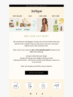 Jurlique - Final Hours! Enter to Win the Ultimate Self-Care Pack
